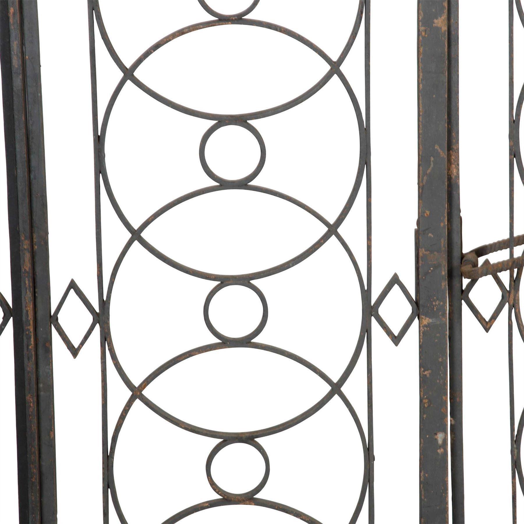 Pair of French Iron Gates, Early 20th Century 2