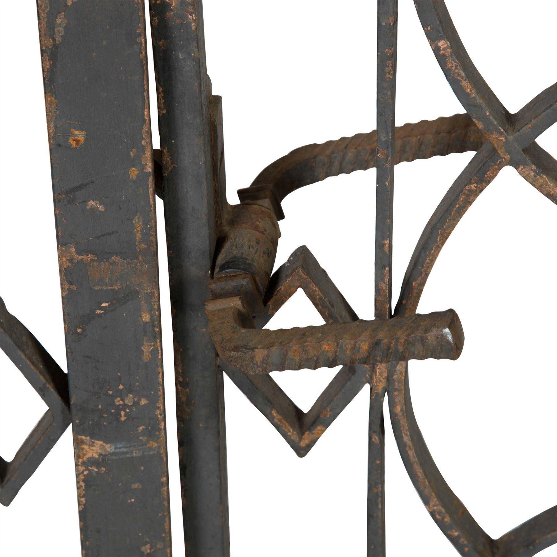 Pair of French Iron Gates, Early 20th Century 3