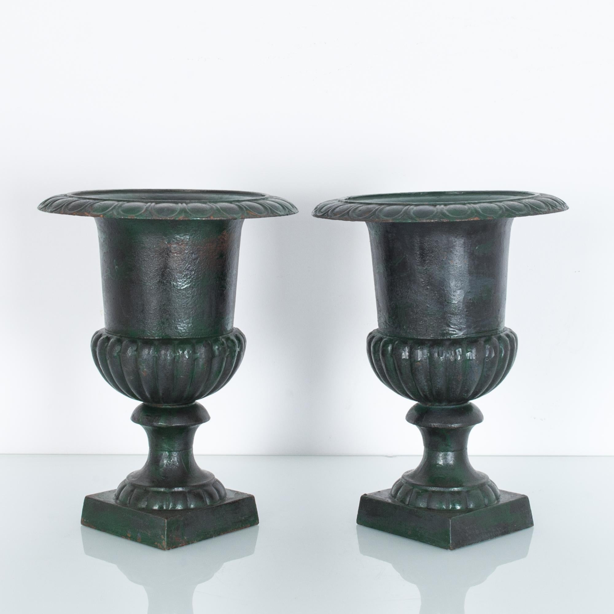 Pair of French Iron Planters, 1920s 1