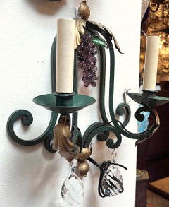 Pair of French Iron Sconces