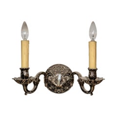 Pair of French Iron Wall Sconces