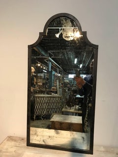 Pair of French Iron Window Frames Now as Mirrors