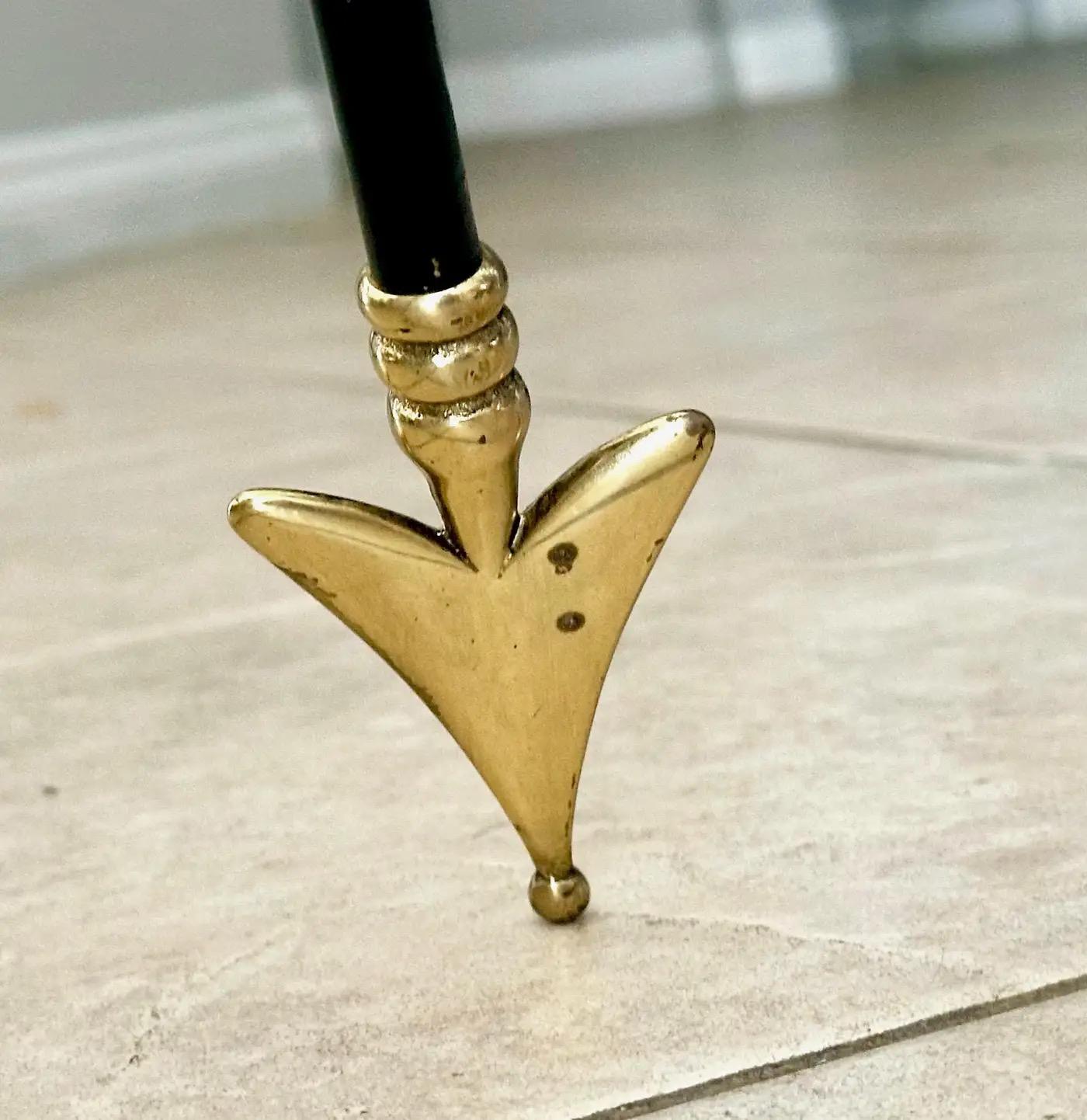 Paire de tables d'appoint Jansen Arrow Directoire françaises en vente 6