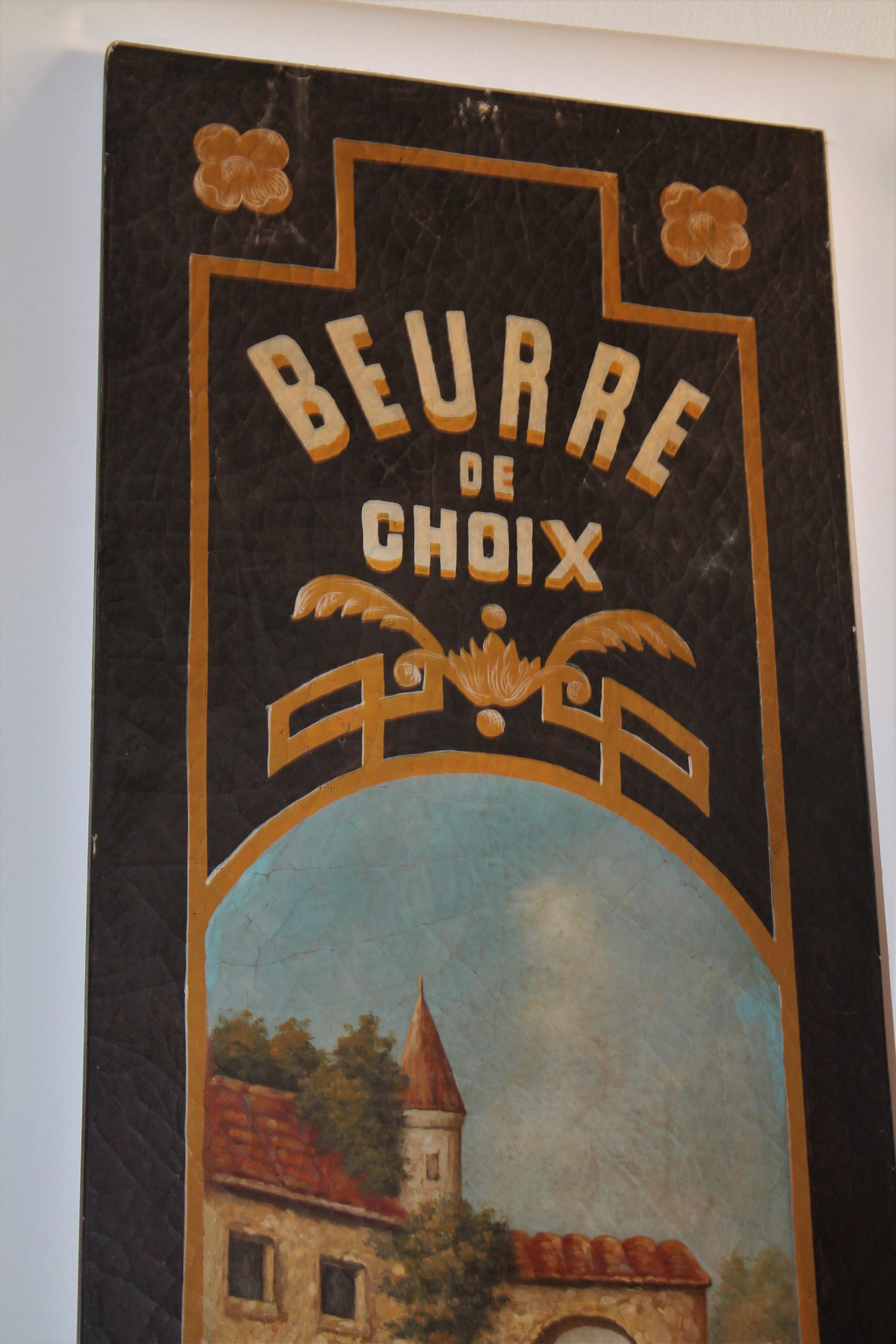 20th Century Pair of French Kitchen or Cafe Boards /Signs