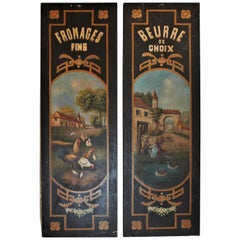 Pair of French Kitchen or Cafe Boards /Signs