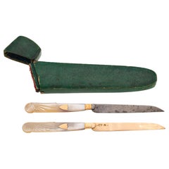 Pair of French Knives in a Shagreen Case