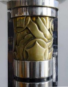 Pair of French Lamps 'Alabaster and Bronzes' Art Deco
