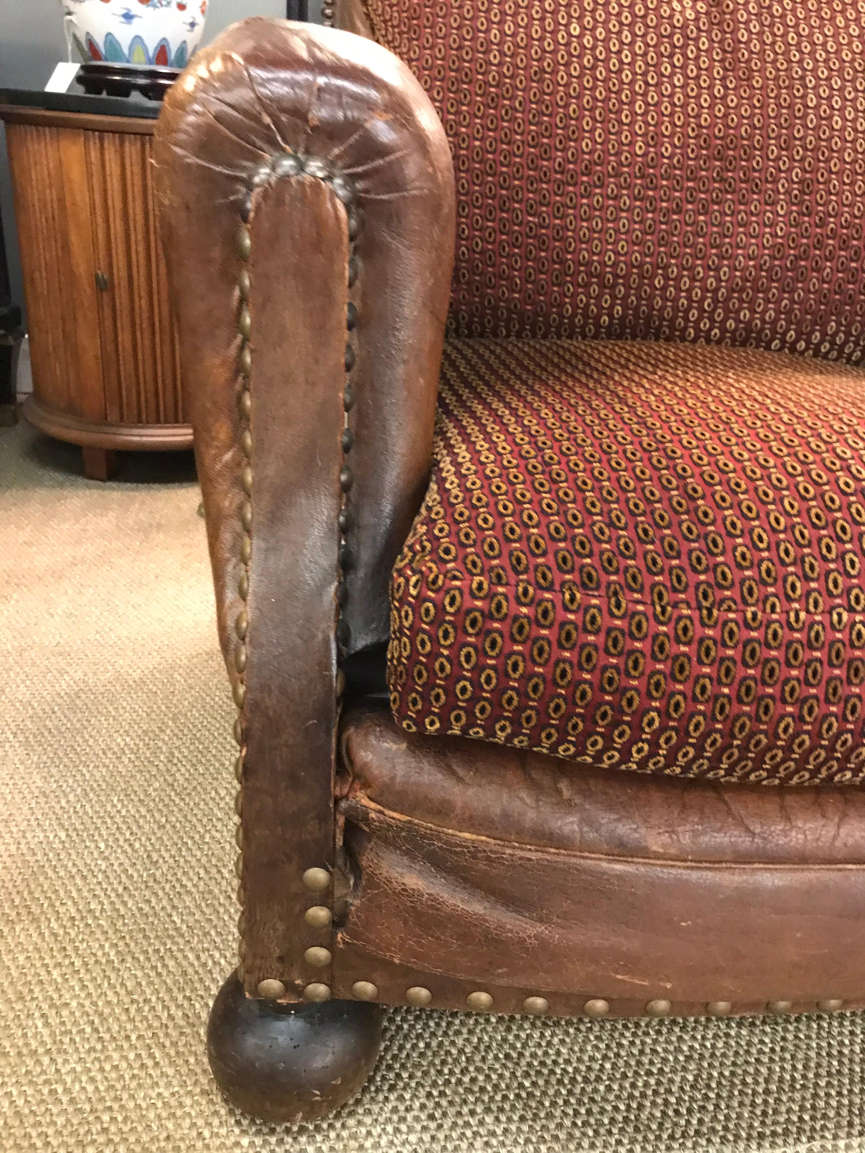 leather cigar chair
