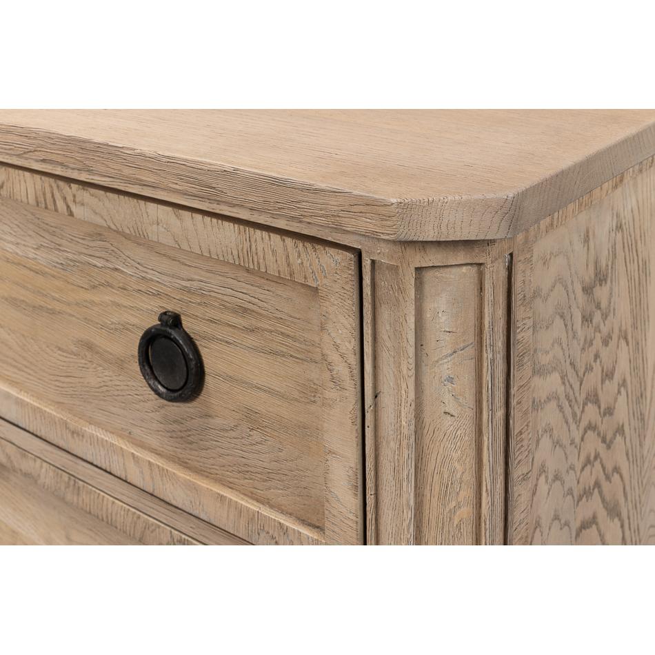 Pair of French Light Oak Nightstands For Sale 2
