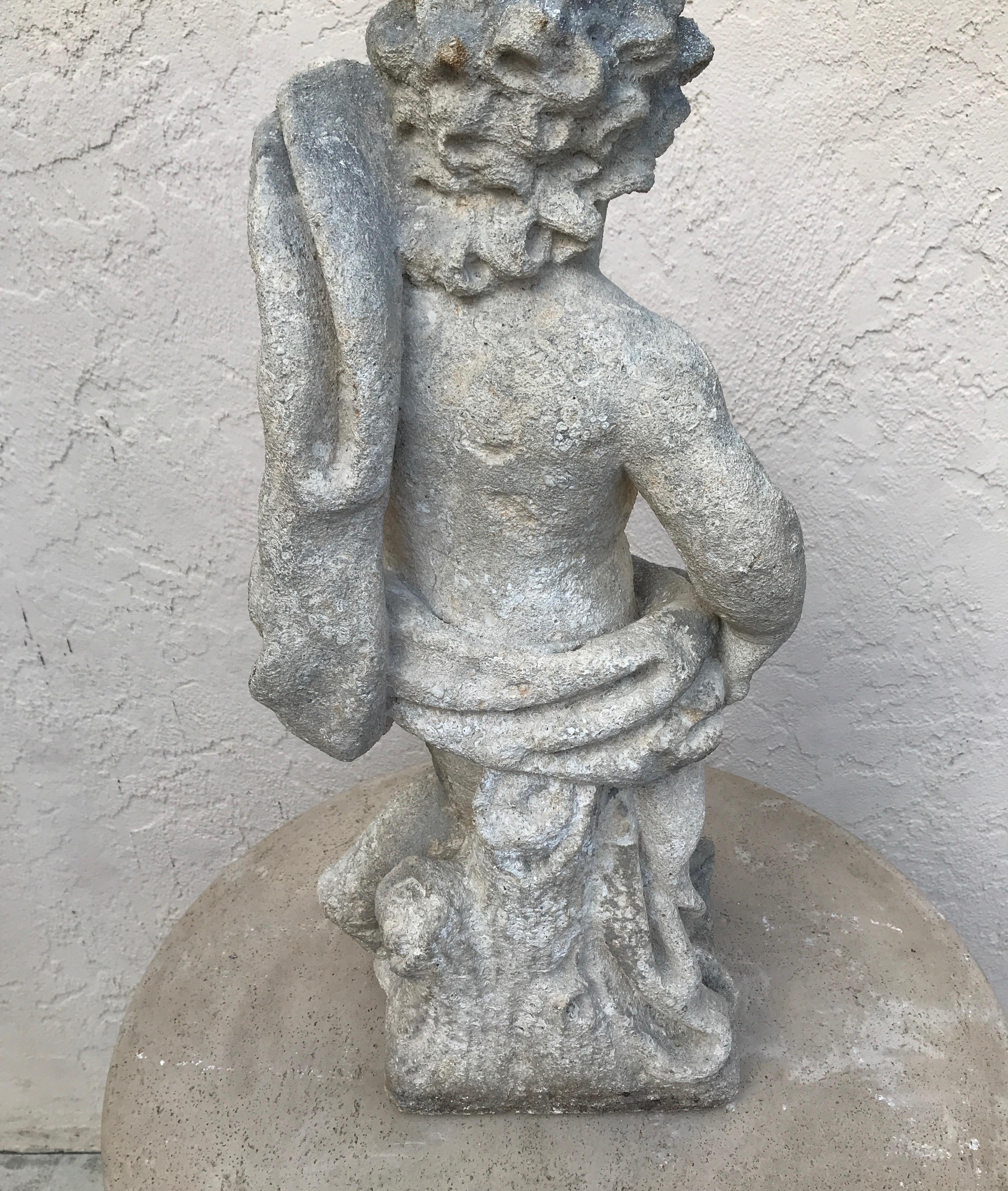 Pair of French Limestone Putti 6