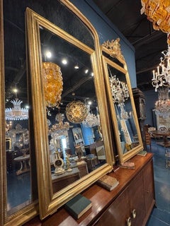 Pair of French Louis Philippe Rectangular Mirrors