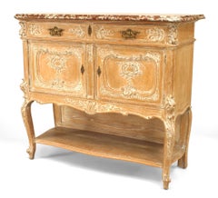 Pair of French Louis XV Bleached Sideboards