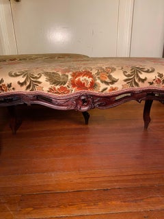 Pair of French Louis XV Style 19th Century Benches
