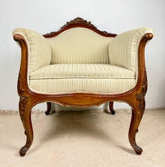 Pair of French Louis XV Style Armchairs, 1960s