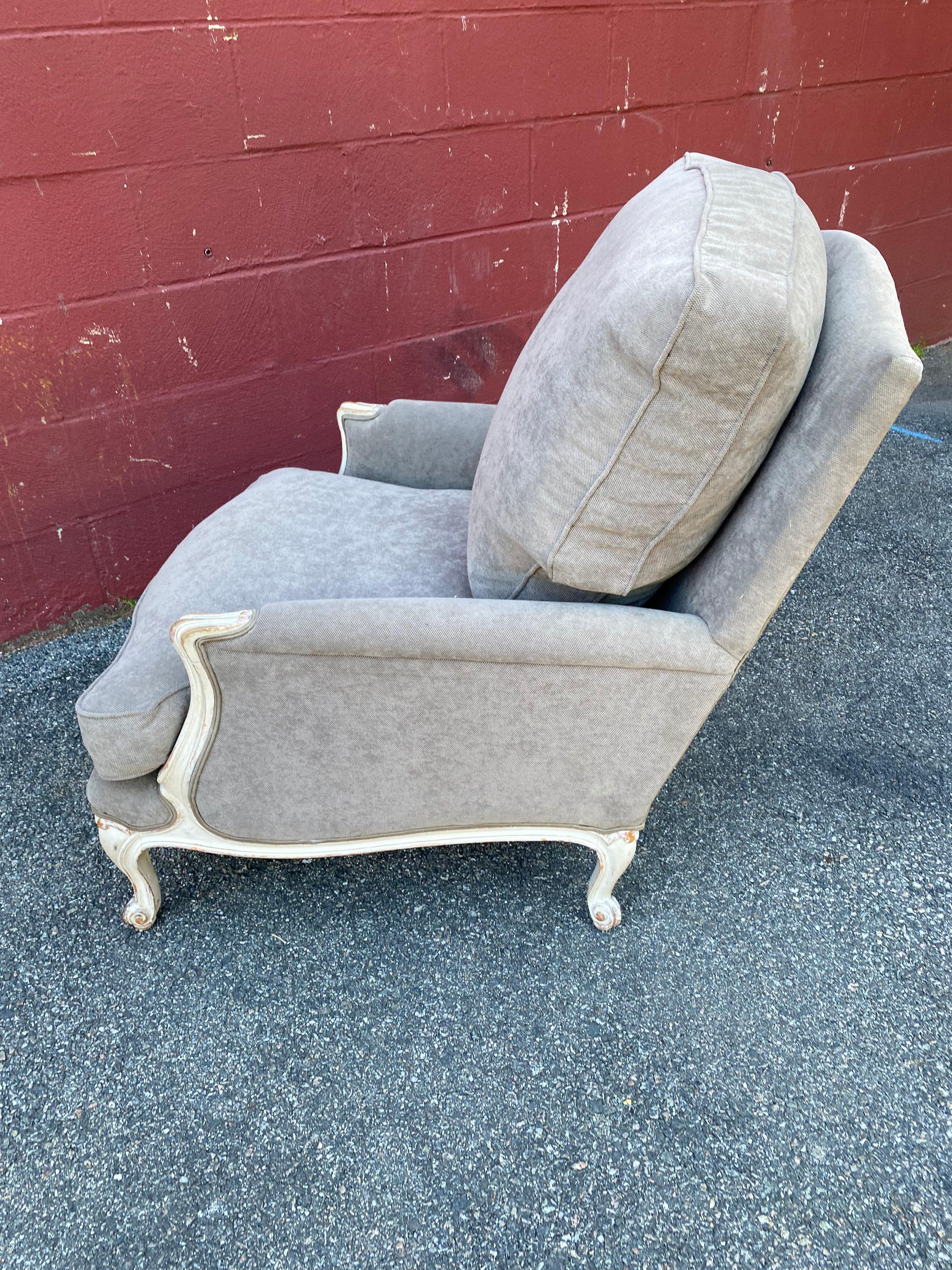 Pair of French Louis XV Style Armchairs For Sale 3
