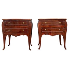 Pair of French Louis XV Style Bedside Tables, 1930s