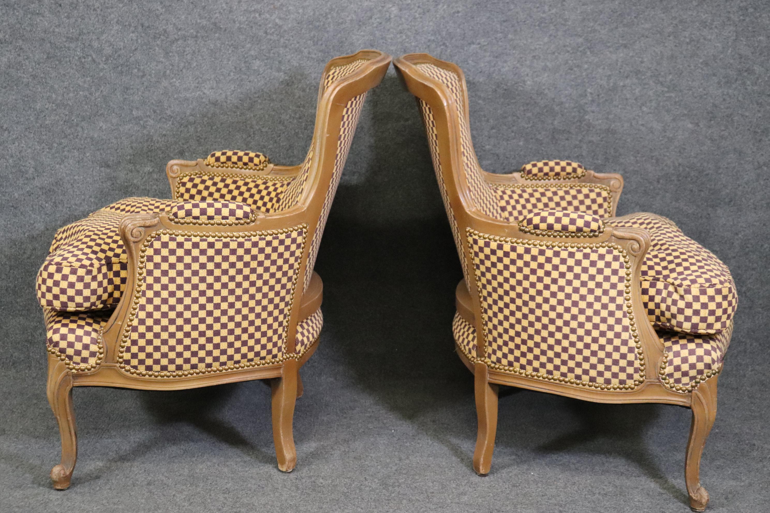 Unknown Pair of French Louis XV Style Bereger Chairs, circa 1960