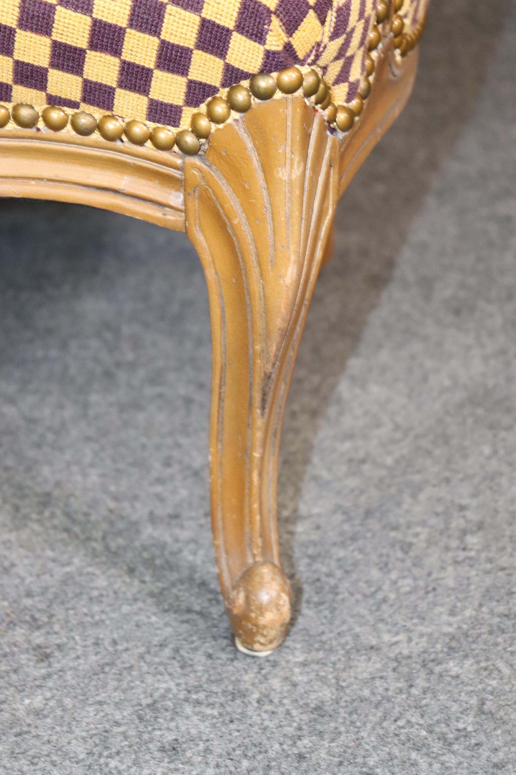 Walnut Pair of French Louis XV Style Bereger Chairs, circa 1960