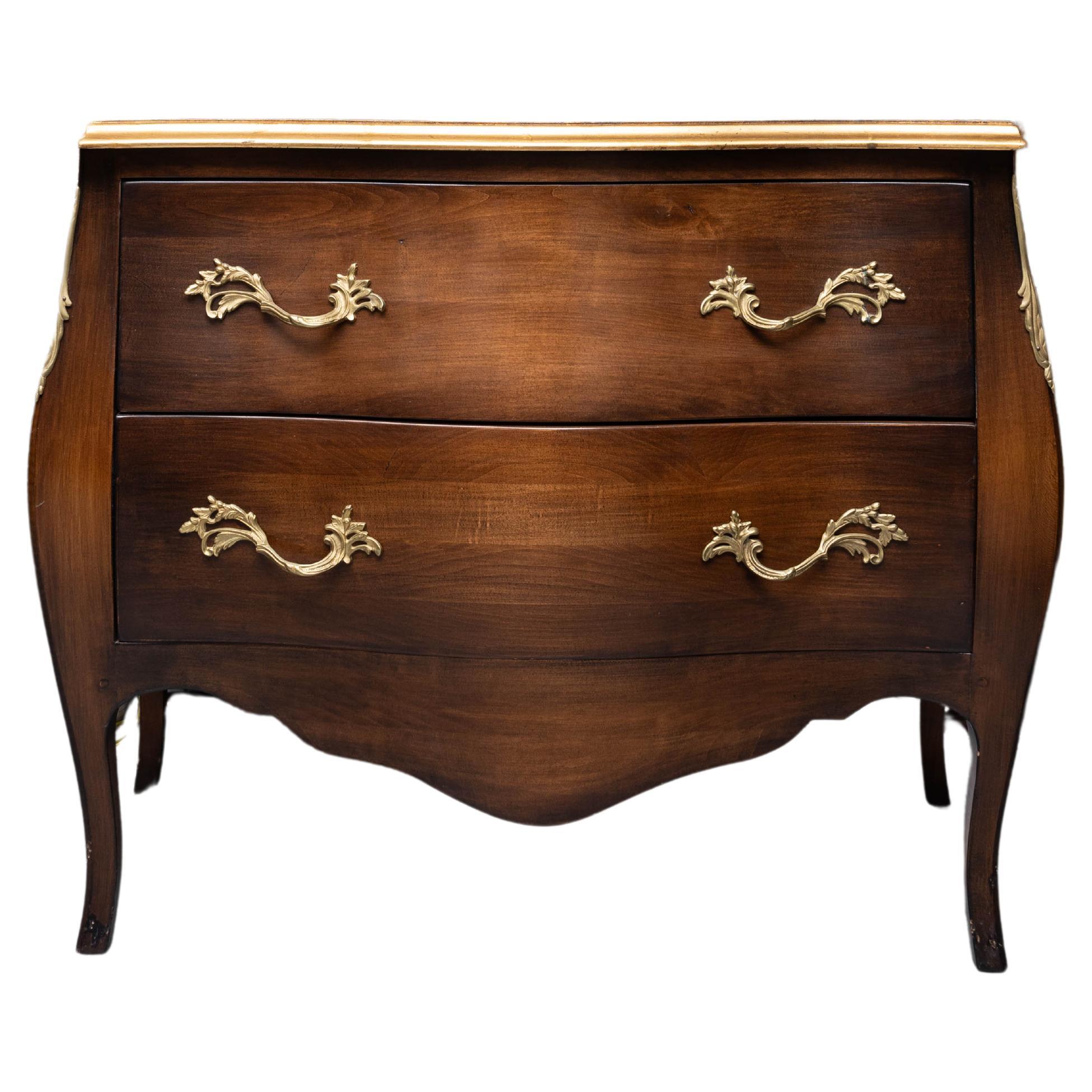 French Louis XV Style Bombay Commode - Pair available