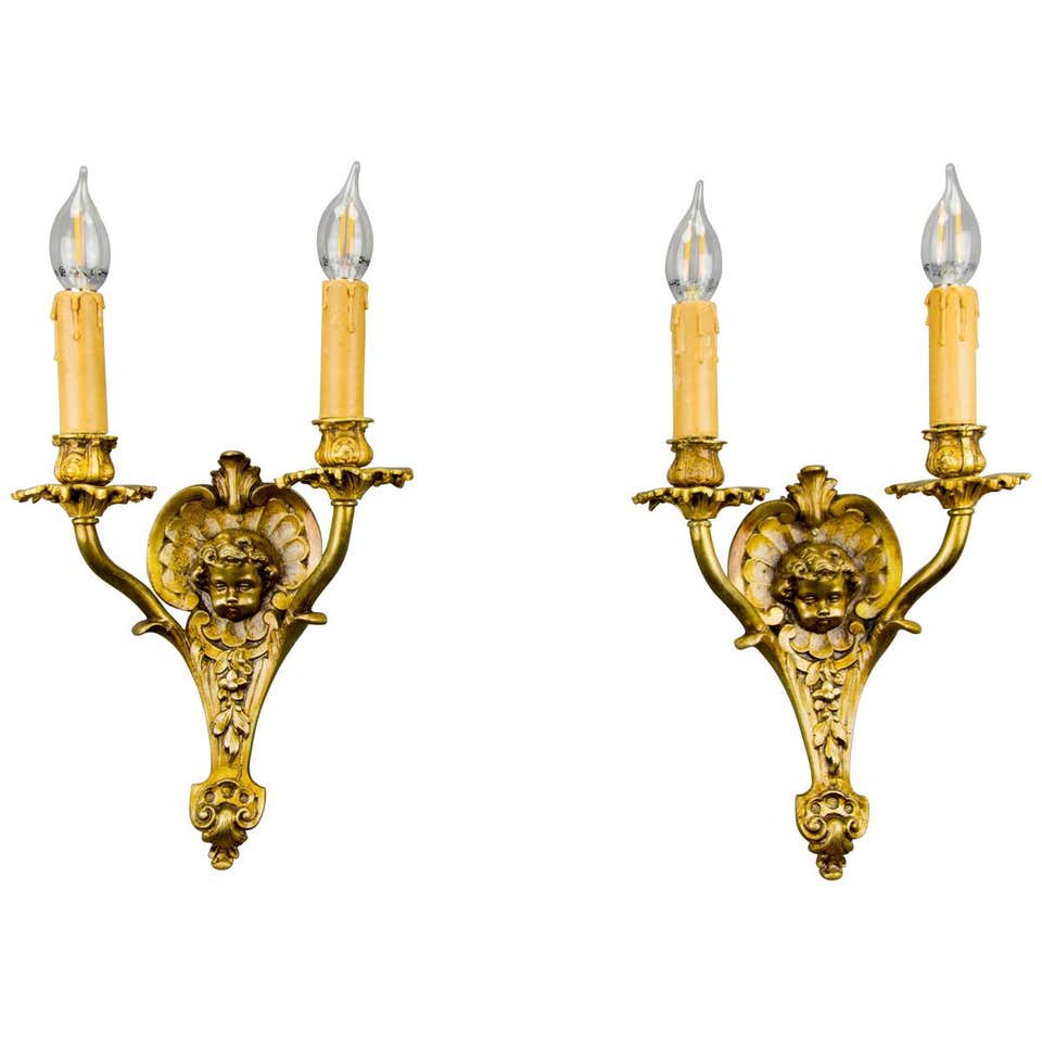 Paire d'appliques Bronze 2 lumières Paire d'appliques Bronze 2 lumières