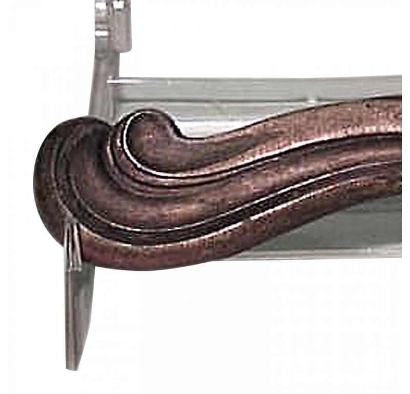 COPPIA di maniglie di porte francesi in bronzo in stile Luigi XV In condizioni buone in vendita a Queens, NY
