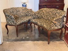 Pair of French Louis XV Style Canapé Settees