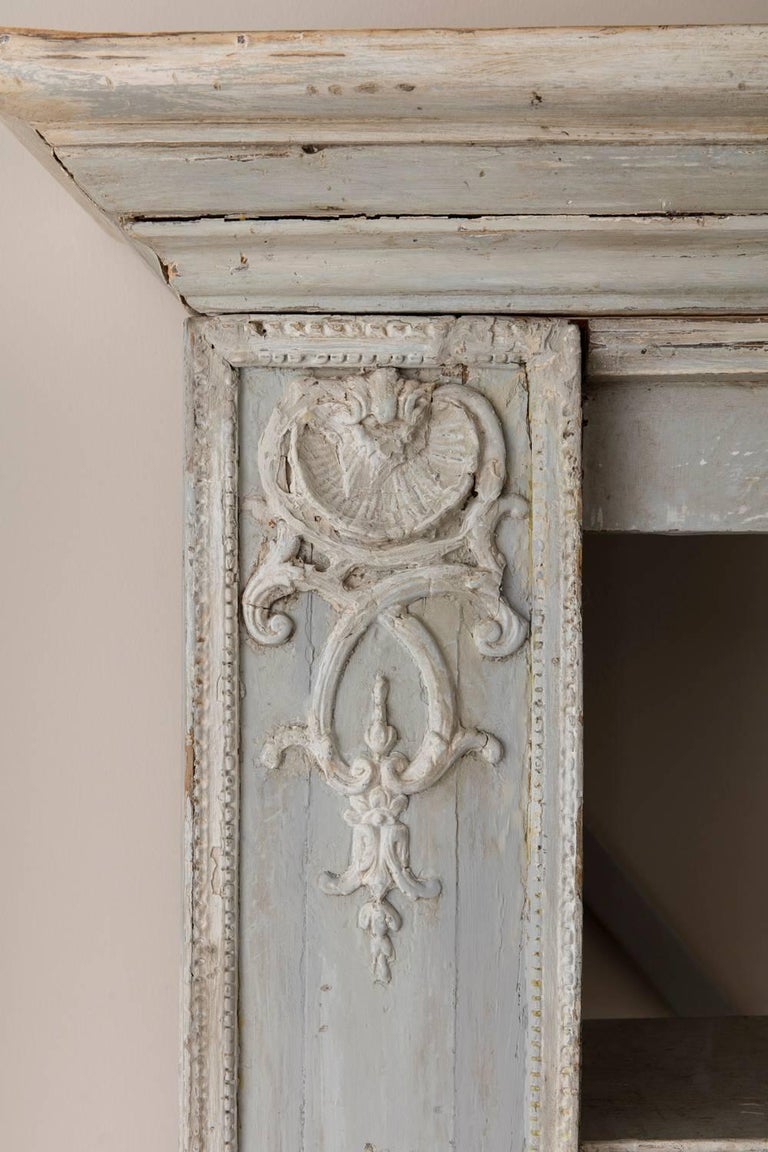 Pair of French Louis XV Style Corner Bookcases at 1stDibs