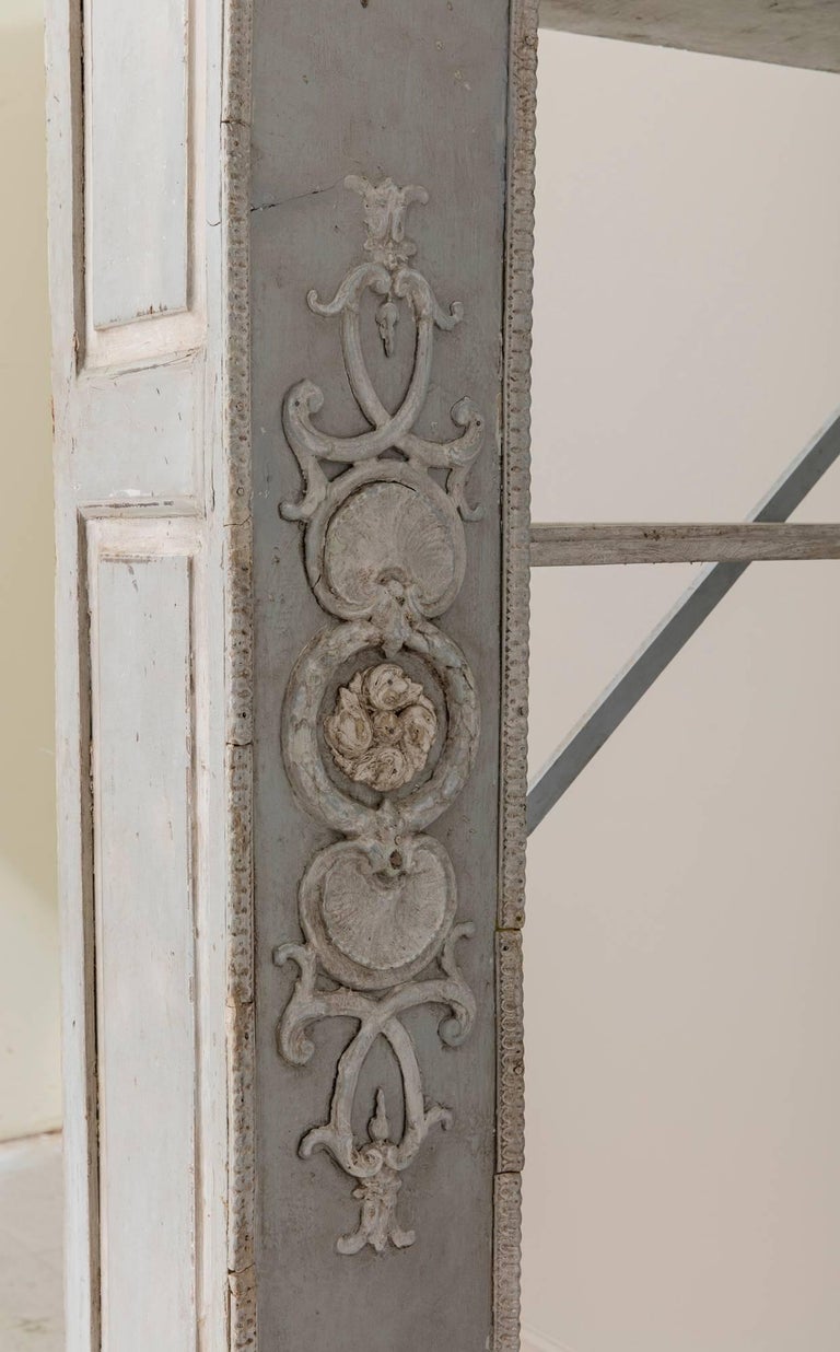 Pair of French Louis XV Style Corner Bookcases at 1stDibs