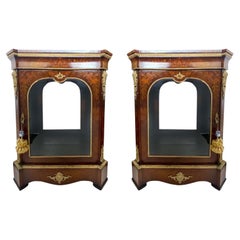 Pair of French Louis XV Style Display Vitrine Cabinets