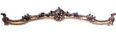 Pair of French Louis XV Gilt Carved Valances