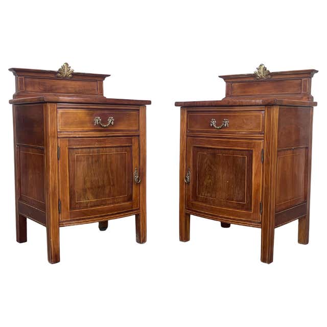 Satinwood Nightstand by J.B. Van Sciver Co. For Sale at 1stDibs jb