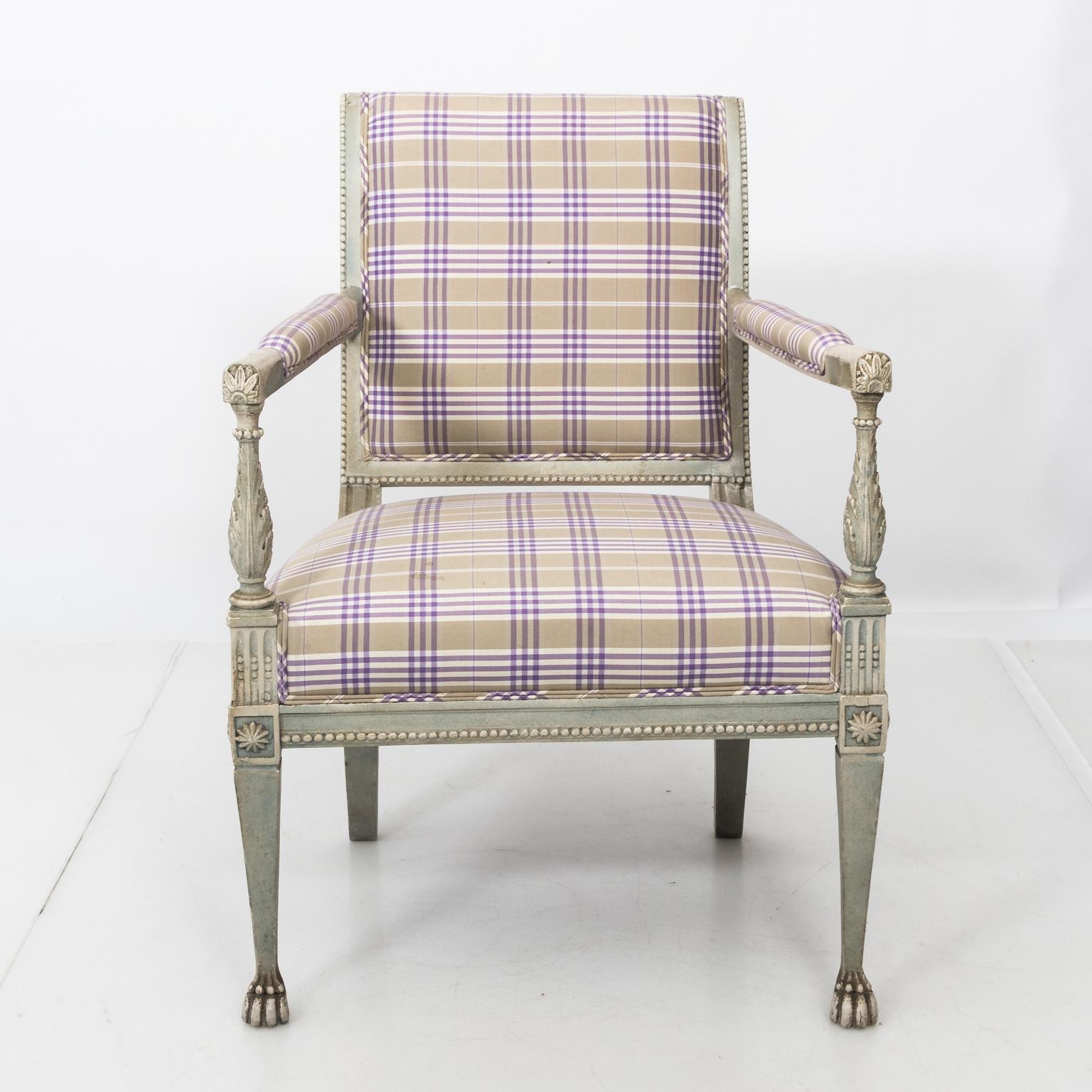 Pair of French Louis XVI Armchairs For Sale 8