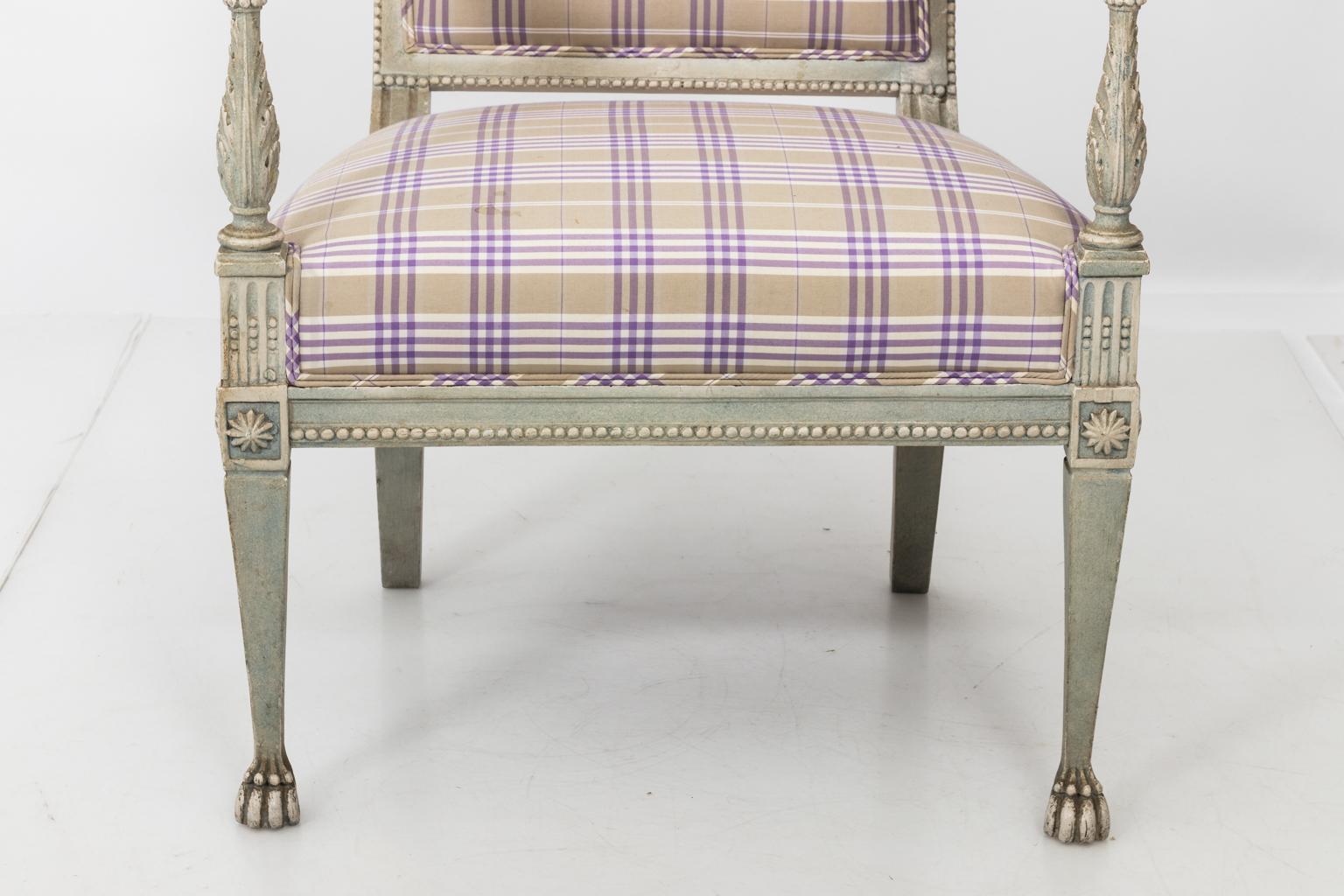 Pair of French Louis XVI Armchairs For Sale 9