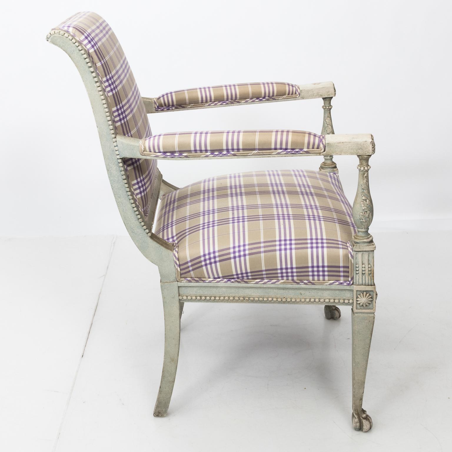 Pair of French Louis XVI Armchairs For Sale 1