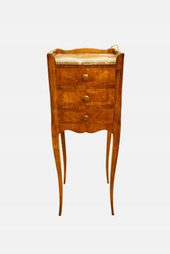 Pair of French Louis XVI Bedside Chests