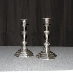 Pair of French Louis XVI Candlesticks