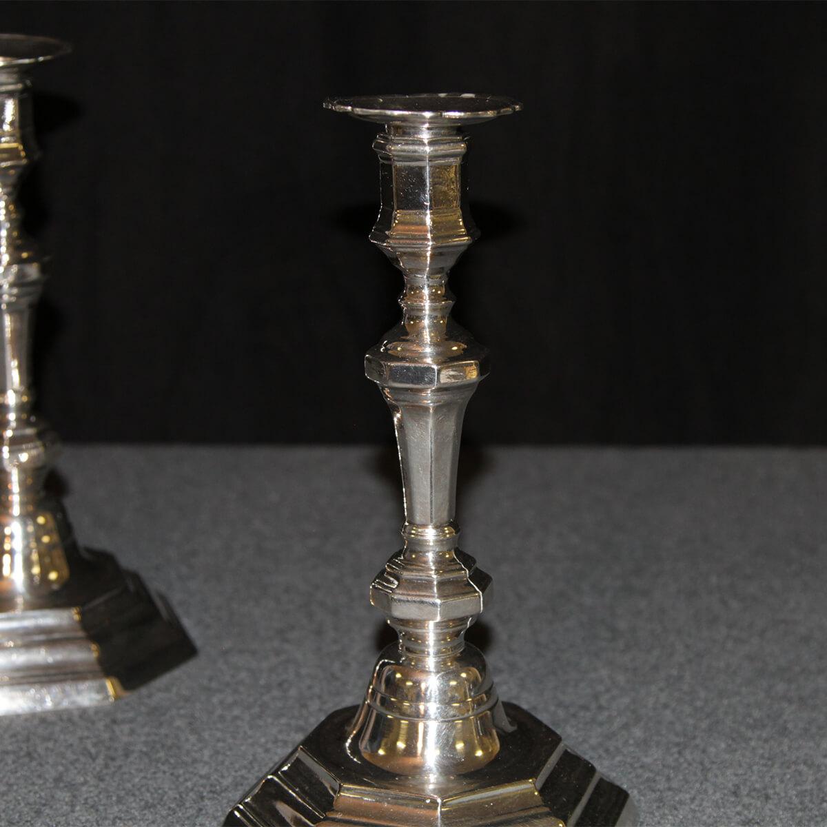 Pair of French Louis XVI Candlesticks In Good Condition For Sale In Westwood, NJ