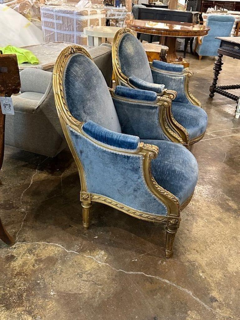 19th Century Pair of French Louis XVI Chairs For Sale
