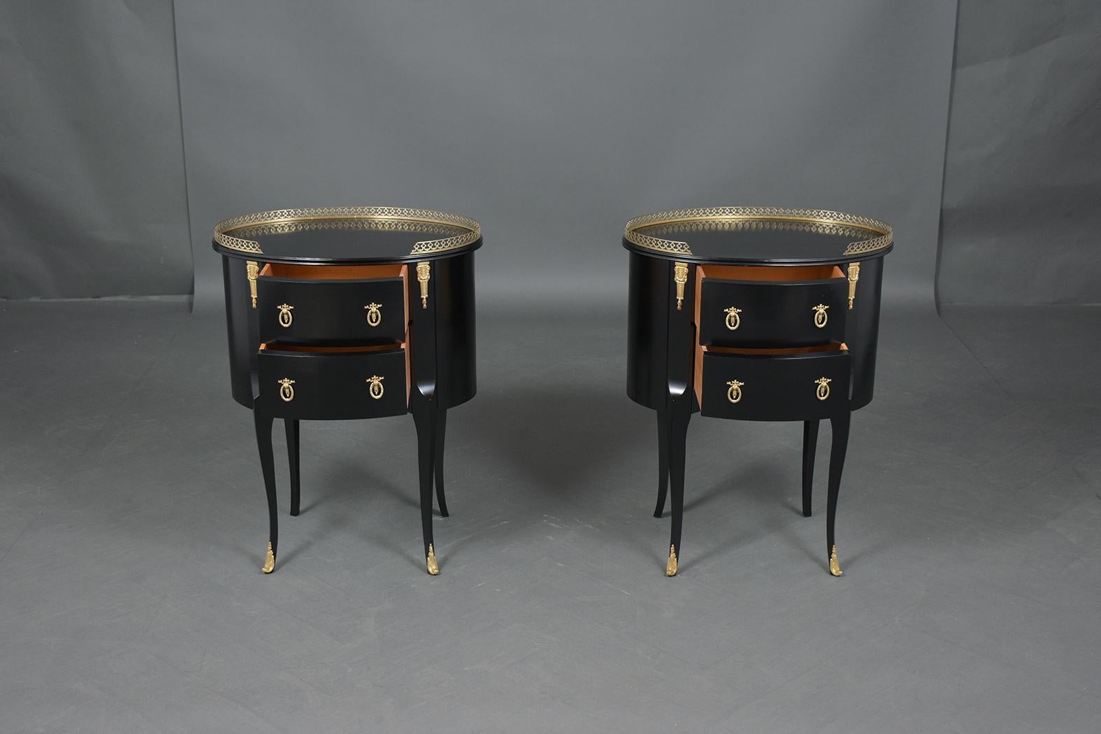 Polished Pair of French Louis XVI Commodes