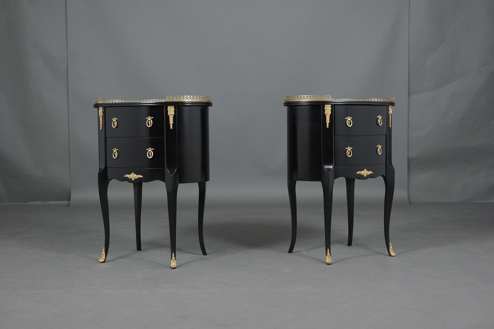 Pair of French Louis XVI Commodes 3