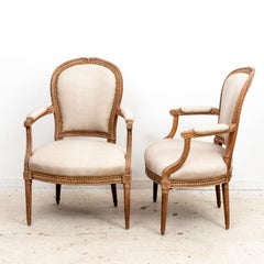 Pair of French Louis XVI Fauteuils