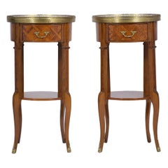 Pair of French Louis XVI Side Tables