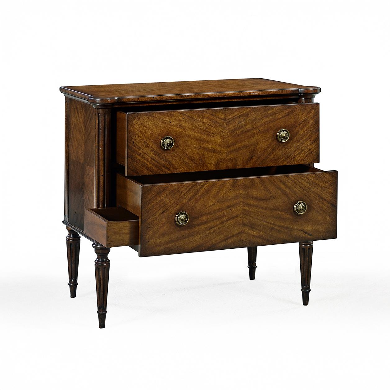 Contemporary Pair of French Louis XVI Nightstands For Sale