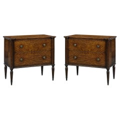 Pair of French Louis XVI Nightstands