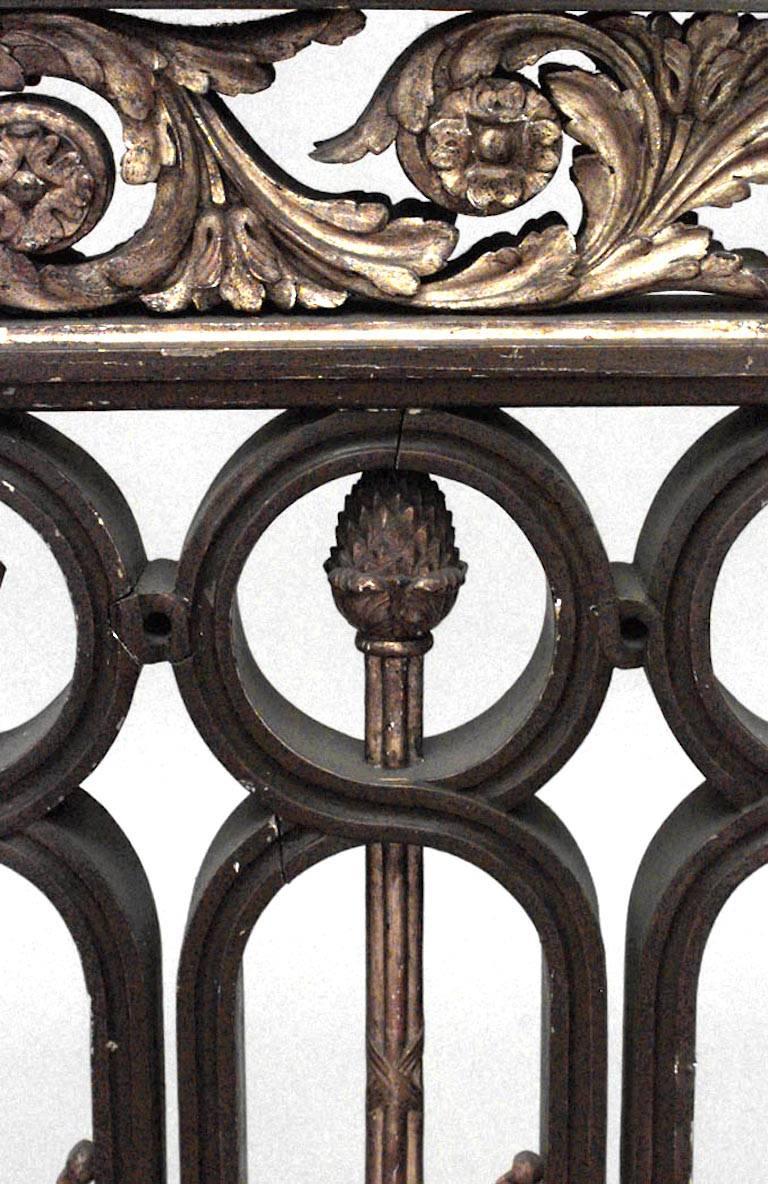 Pair of French Louis XVI Walnut Railings For Sale 3