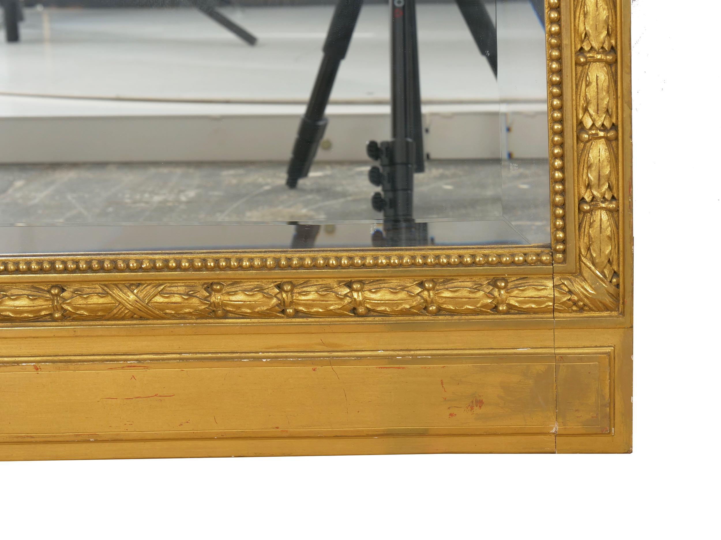 Pair of French Louis XVI Style Antique Full-Length Mirrors, circa 1900 8