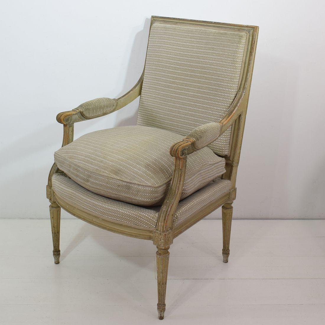 Pair of French Louis XVI Style Armchairs 9