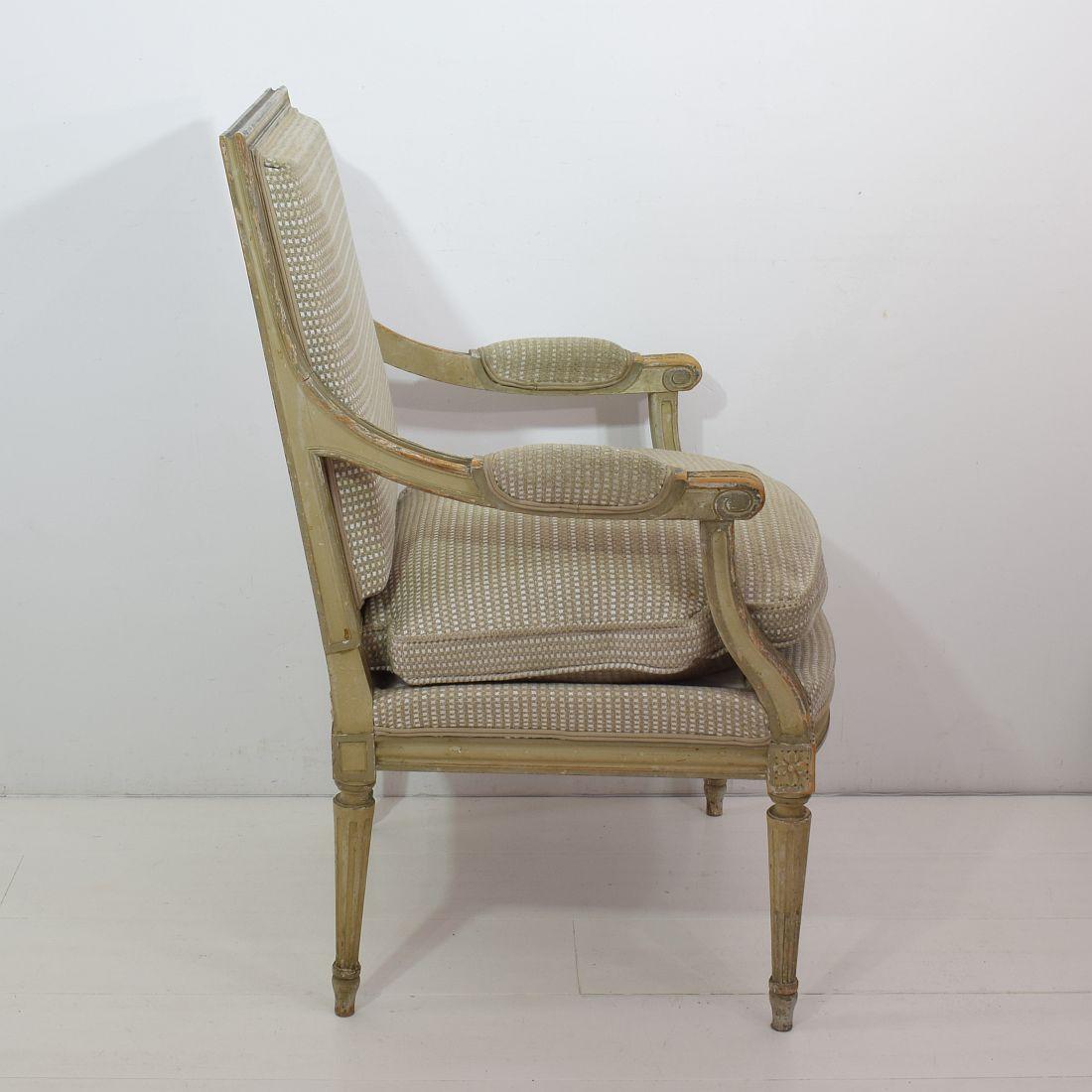 Pair of French Louis XVI Style Armchairs 2