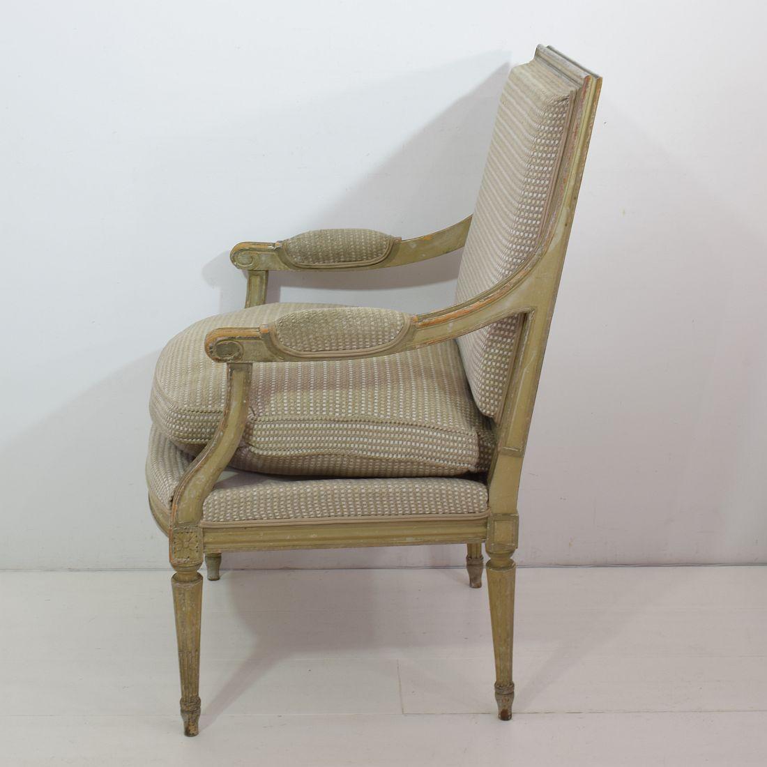 Pair of French Louis XVI Style Armchairs 4