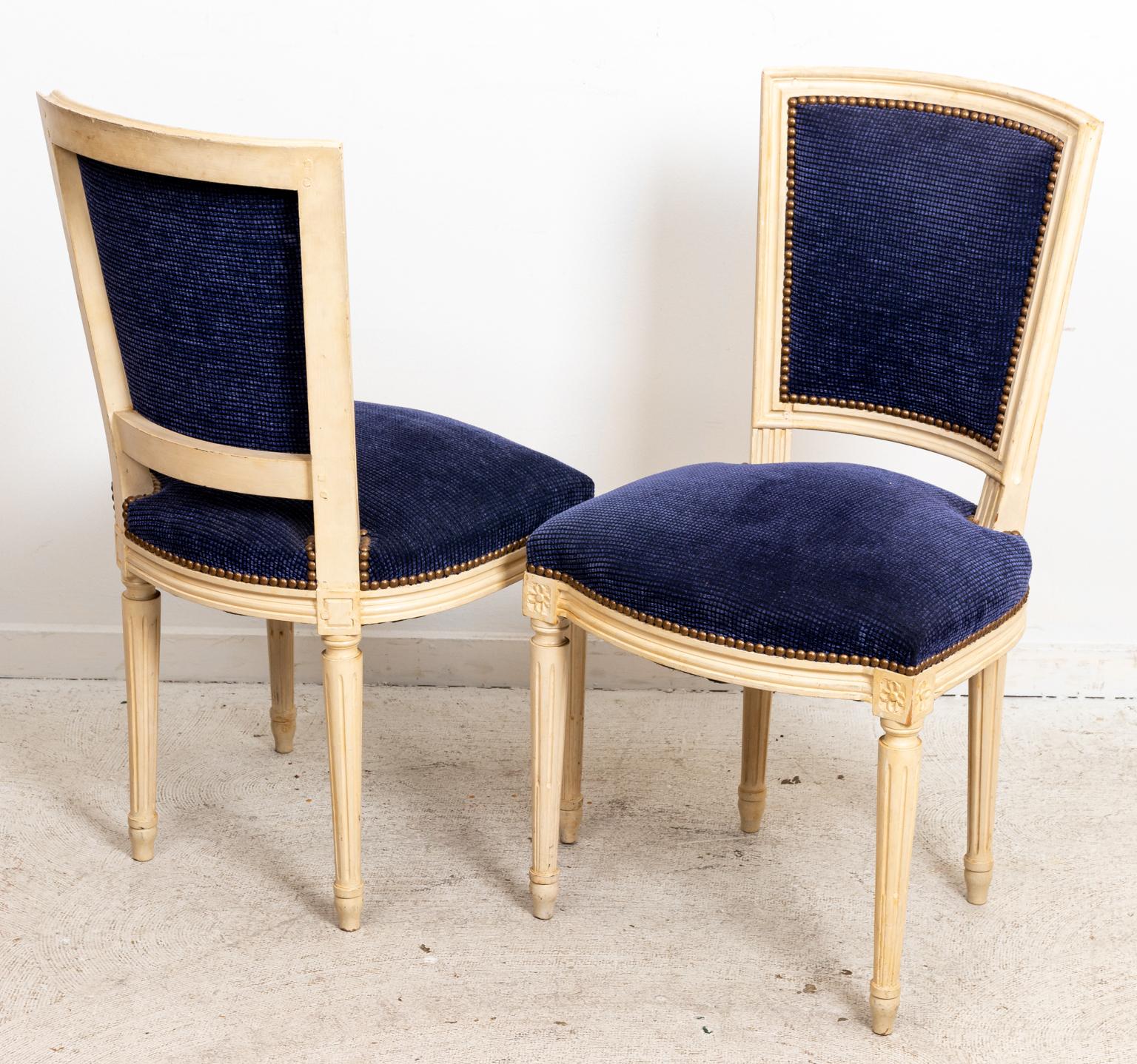 Pair of French Louis XVI Style Chairs, Circa 1940 In Good Condition In Stamford, CT